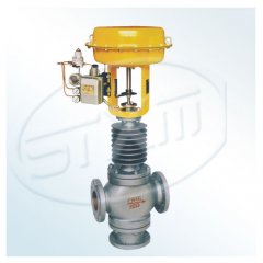 气动薄膜三通合流、分流调节阀